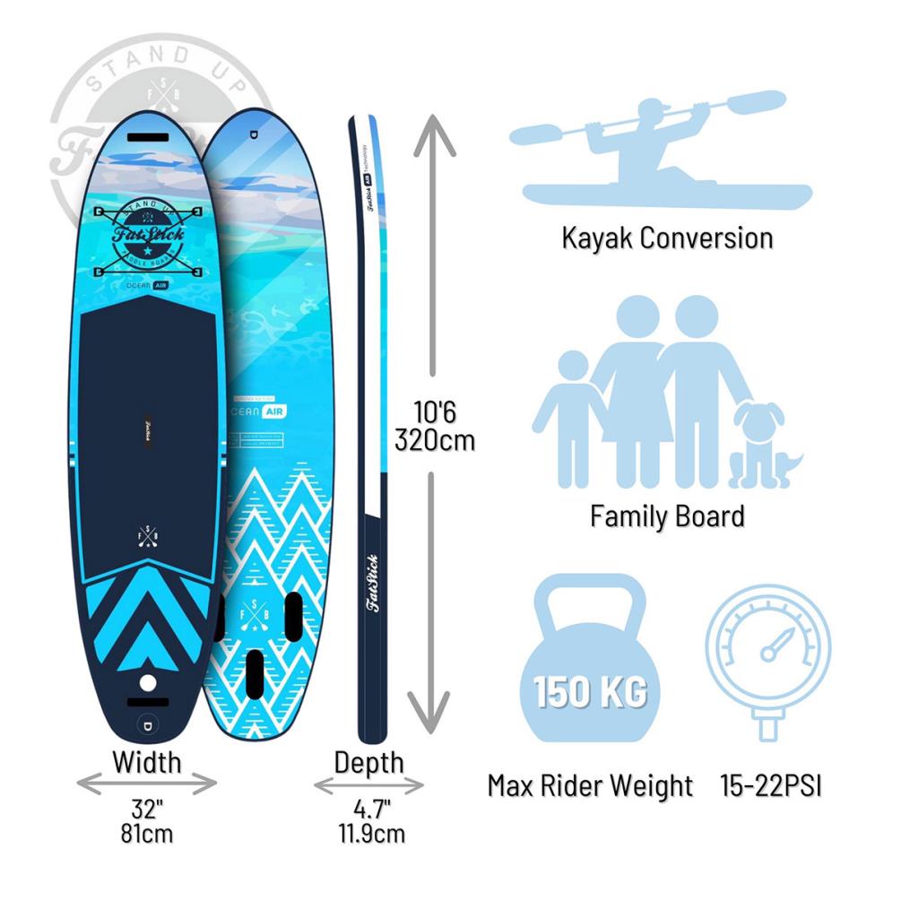 FatStick Pure Art All-Around iSUP & Seat 10' 6